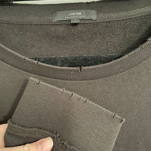 5 for $20: Joe's Jeans studded zipper crewneck sweatshirt - Picture 4 of 7